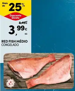 Red fish médio congelado