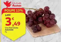 Auchan Uva Red Globe AUCHAN promoção