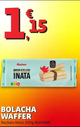 Auchan Bolacha waffer promoção