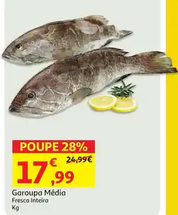 Garoupa Média Fresca Inteira