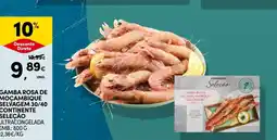 Continente Gamba rosa de moçambique selvagem 30/40 continente seleçao ultracongelada promoção