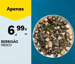 Continente Berbigão fresco promoção