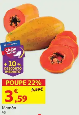 Auchan Mamão promoção