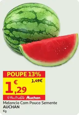 Auchan Melancia Com Pouca Semente AUCHAN promoção