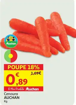 Auchan Cenoura AUCHAN promoção