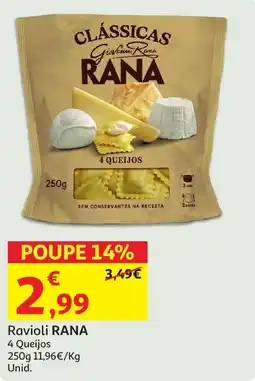 Auchan Ravioli RANA 4 Queijos promoção