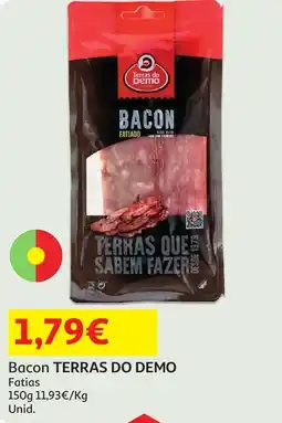 Auchan Bacon TERRAS DO DEMO Fatias promoção