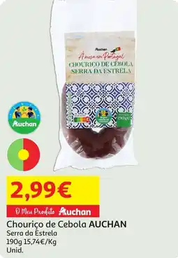 Auchan Chouriço de Cebola AUCHAN promoção