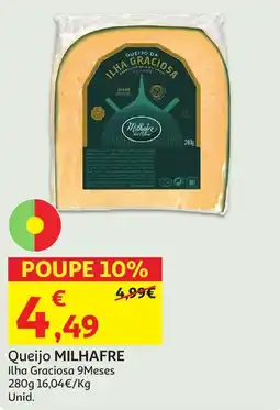 Auchan Queijo MILHAFRE promoção