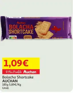 Auchan Bolacha Shortcake AUCHAN promoção