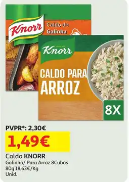 Auchan Caldo KNORR promoção