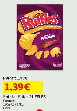 Auchan Batatas Fritas RUFFLES promoção
