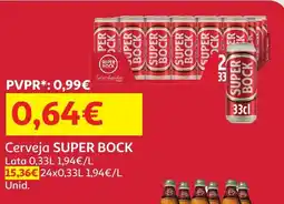 Auchan Cerveja SUPER BOCK promoção