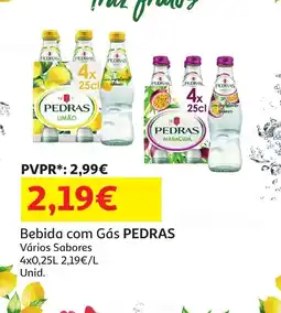 Auchan Bebida com Gás PEDRAS promoção