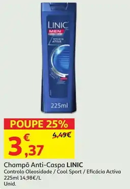 Auchan Champô Anti-Caspa LINIC promoção