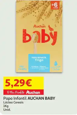 Auchan Papa Infantil AUCHAN BABY Láctea Cereais promoção