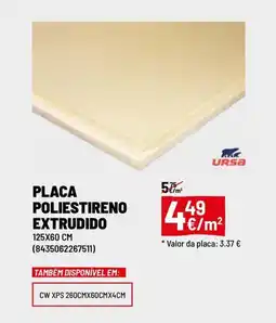 Brico Depôt Placa poliestireno extrudido promoção
