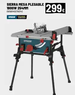Brico Depôt Sierra mesa plegable promoção