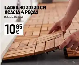Brico Depôt Ladrilho 30x30 cm acacia 4 peças promoção