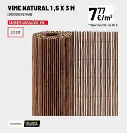 Vime natural 1,5 x 3 m