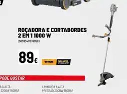 Brico Depôt Roçadora e cortabordes 2 em 1 1000 w promoção