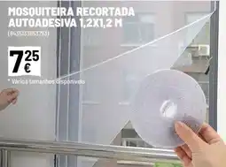 Brico Depôt Mosquiteira recortada autoadesiva promoção