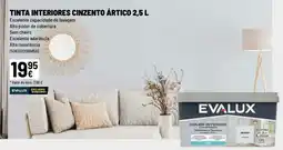 Tinta interiores cinzento ártico