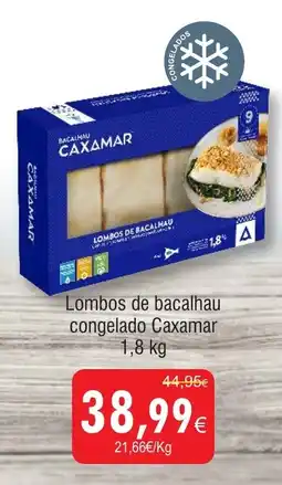Froiz Lombos de bacalhau congelado Caxamar promoção