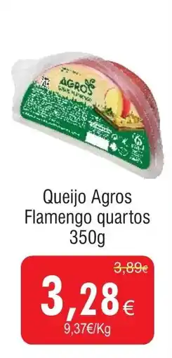 Queijo Agros Flamengo quartos