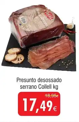 Froiz Presunto desossado serrano Collell promoção