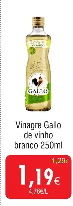 Froiz Vinagre Gallo de vinho branco promoção