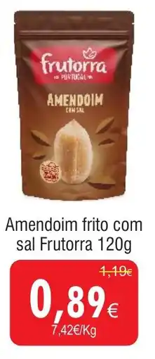 Amendoim frito com sal Frutorra