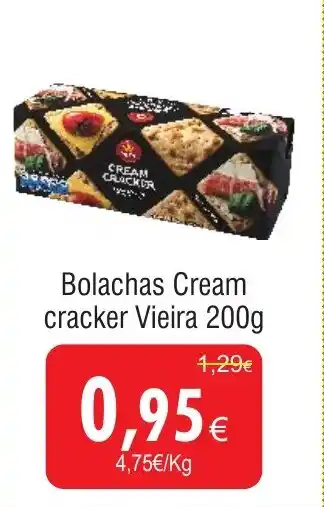 Froiz Bolachas Cream cracker Vieira promoção