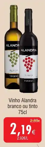 Vinho Alandra branco ou tinto