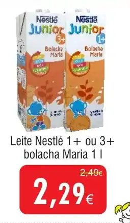 Froiz Leite Nestlé 1+ ou 3+ bolacha Maria promoção