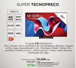 El Corte Inglés TV OLED LG OLED55C44 promoção