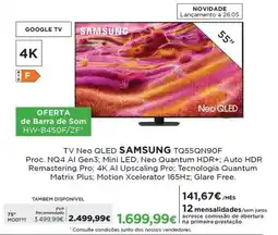 El Corte Inglés TV Neo QLED SAMSUNG TQ55QN90F promoção