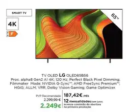 El Corte Inglés TV OLED LG OLED65B56 promoção