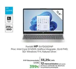 El Corte Inglés Portátil HP 15-FD0001NP promoção