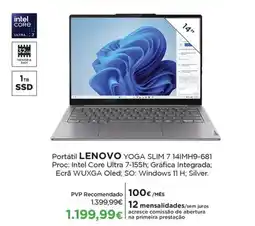 El Corte Inglés Portátil LENOVO YOGA SLIM 7 14IMH9-681 promoção