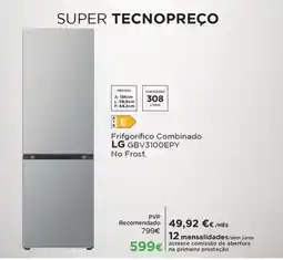 El Corte Inglés Frifgorífico Combinado LG GBV3100EPY promoção