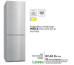 Frifgorífico Combinado MIELE KFN 4375 DD el