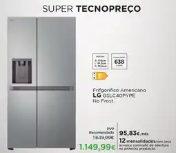 El Corte Inglés Frifgorífico Americano LG GSLC40PYPE promoção