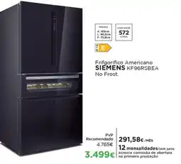 Frifgorífico Americano SIEMENS KF96RSBEA