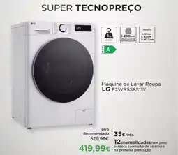 El Corte Inglés Máquina de Lavar Roupa LG F2WR5S8S1W promoção