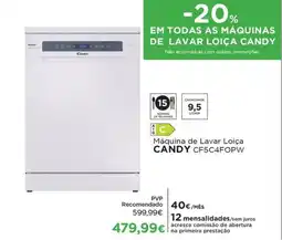 Máquina de Lavar Loiça CANDY CF5C4FOPW