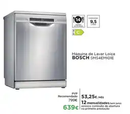 El Corte Inglés Máquina de Lavar Loiça BOSCH SMS4EMIO1E promoção