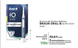 El Corte Inglés Escova de Dentes Elétrica BRAUN ORAL-B IO MY WAY promoção