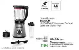 El Corte Inglés Liquidificador BOSCH promoção