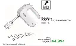El Corte Inglés Batedeira BOSCH Styline MFQ4030 Branco. promoção